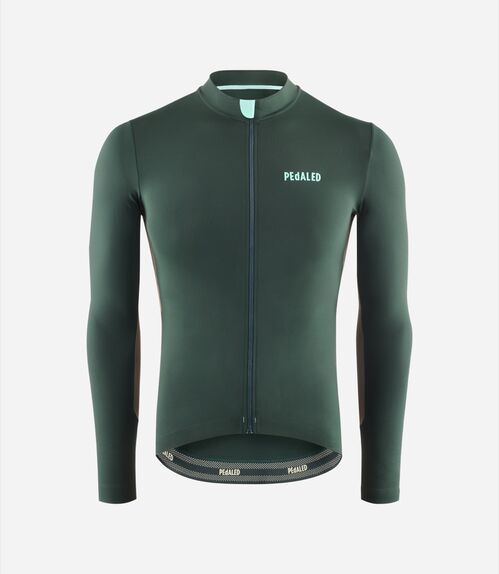 PEDALED ELEMENT MAILLOT MANGA LARGA GREEN M