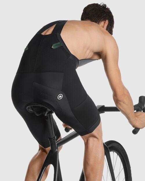 ASSOS CULOTE CORTO  MILLE GTC KIESPANZER BIB SHORTS C2 HOMBRE BLACK SERIES XL