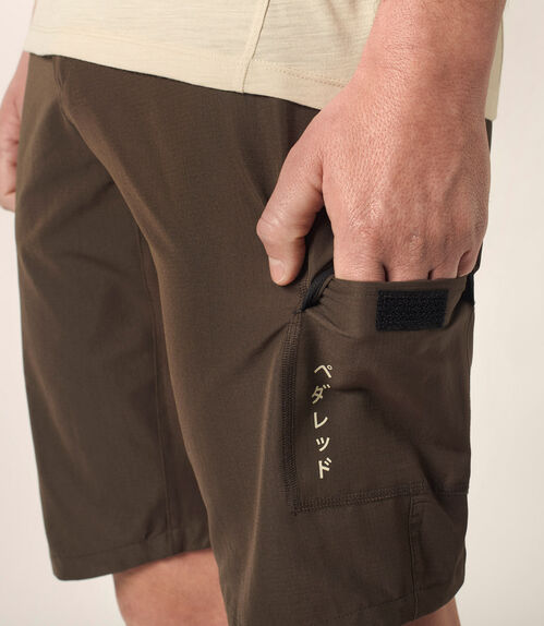 PEDALED PANTALONES CORTOS HOMBRE GRAVEL JARY TURKISH COFFEE M